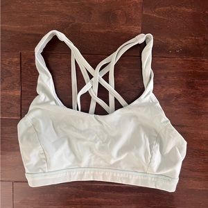 Lululemon Athletica Light Gray Sports Bra